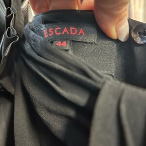 Escada Elegant Black Strapless Dress